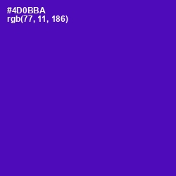 #4D0BBA - Daisy Bush Color Image