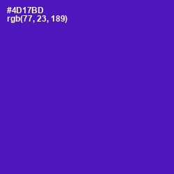 #4D17BD - Daisy Bush Color Image