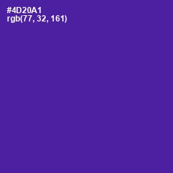 #4D20A1 - Daisy Bush Color Image