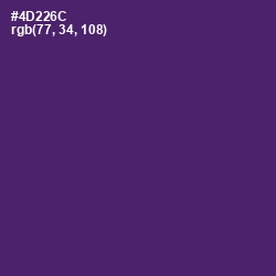 #4D226C - Honey Flower Color Image