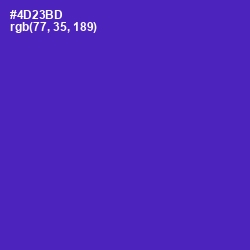 #4D23BD - Daisy Bush Color Image