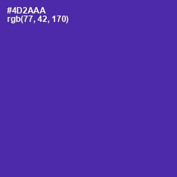 #4D2AAA - Daisy Bush Color Image