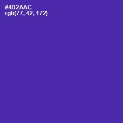 #4D2AAC - Daisy Bush Color Image