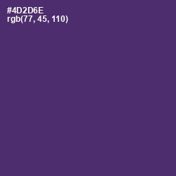 #4D2D6E - Honey Flower Color Image