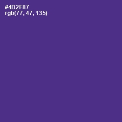 #4D2F87 - Gigas Color Image