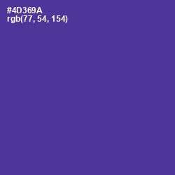 #4D369A - Gigas Color Image