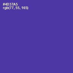 #4D37A5 - Gigas Color Image