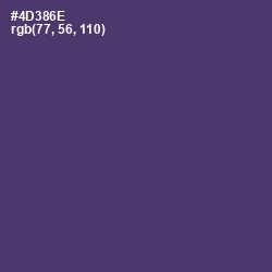 #4D386E - Bossanova Color Image