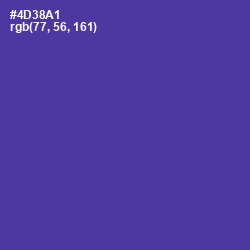 #4D38A1 - Gigas Color Image