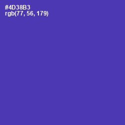 #4D38B3 - Gigas Color Image