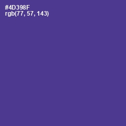 #4D398F - Gigas Color Image