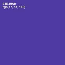 #4D39A0 - Gigas Color Image