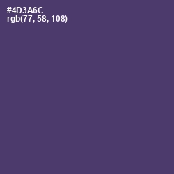 #4D3A6C - Bossanova Color Image