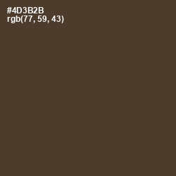 #4D3B2B - Saddle Color Image