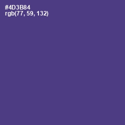 #4D3B84 - Gigas Color Image