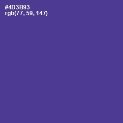 #4D3B93 - Gigas Color Image