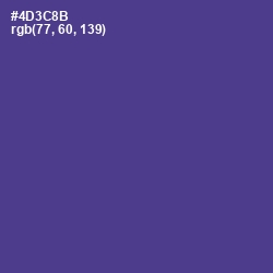 #4D3C8B - Gigas Color Image