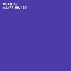 #4D3CA7 - Gigas Color Image