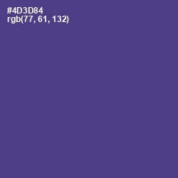 #4D3D84 - Gigas Color Image