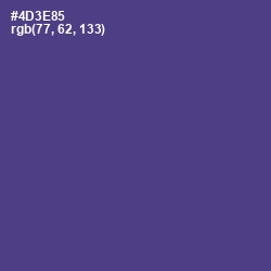 #4D3E85 - Gigas Color Image