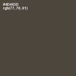 #4D463D - Kelp Color Image