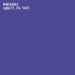 #4D4A93 - Victoria Color Image