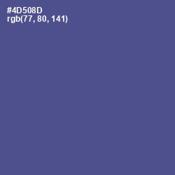 #4D508D - Victoria Color Image