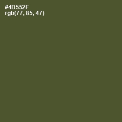 #4D552F - Woodland Color Image
