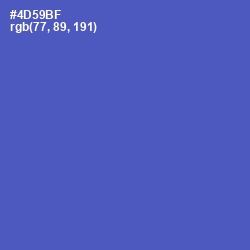 #4D59BF - Blue Violet Color Image