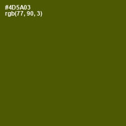 #4D5A03 - Verdun Green Color Image
