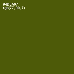 #4D5A07 - Verdun Green Color Image