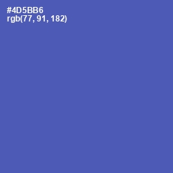 #4D5BB6 - San Marino Color Image