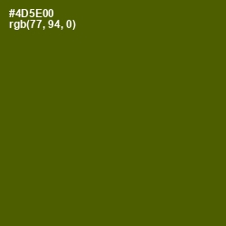#4D5E00 - Verdun Green Color Image