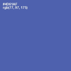 #4D61AF - San Marino Color Image