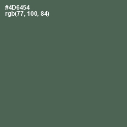 #4D6454 - Axolotl Color Image