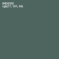 #4D655E - Finlandia Color Image