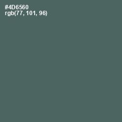 #4D6560 - Como Color Image