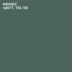 #4D665C - Finlandia Color Image