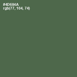 #4D684A - Axolotl Color Image