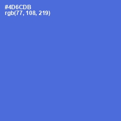 #4D6CDB - Indigo Color Image