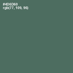#4D6D60 - Como Color Image