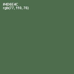 #4D6E4C - Axolotl Color Image