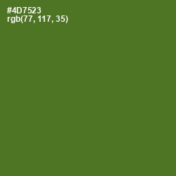 #4D7523 - Chalet Green Color Image