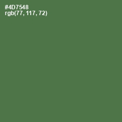 #4D7548 - Fern Green Color Image