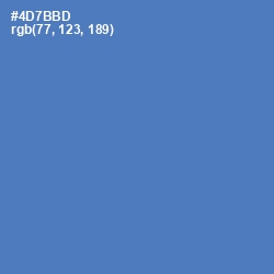 #4D7BBD - San Marino Color Image