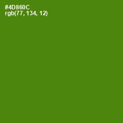 #4D860C - Vida Loca Color Image