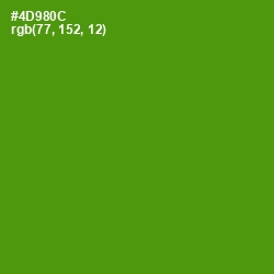 #4D980C - Vida Loca Color Image