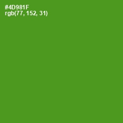 #4D981F - Vida Loca Color Image