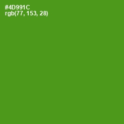 #4D991C - Vida Loca Color Image