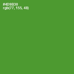 #4D9B30 - Apple Color Image